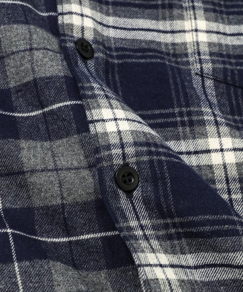COTTON FLANNEL CHECK MIX SHIRT（シャツ/ブラウス）｜COMME des
