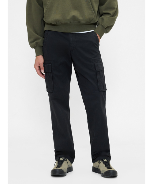 GAP（ギャップ）の「エッセンシャル ストレート カーゴパンツ（カーゴパンツ・メンズ・ベージュ/カーキ/ブラック・28W 30L/29W 30L/30W 30L/31W 30L/31W 32L/32W 30L/32W 32L/33W 32L/34W 32L/36W 32L）」の5枚目の写真