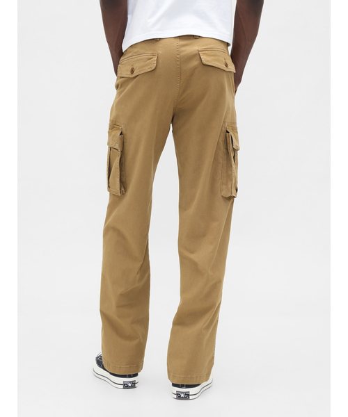 GAP（ギャップ）の「エッセンシャル ストレート カーゴパンツ（カーゴパンツ・メンズ・ベージュ/カーキ/ブラック・28W 30L/29W 30L/30W 30L/31W 30L/31W 32L/32W 30L/32W 32L/33W 32L/34W 32L/36W 32L）」の12枚目の写真