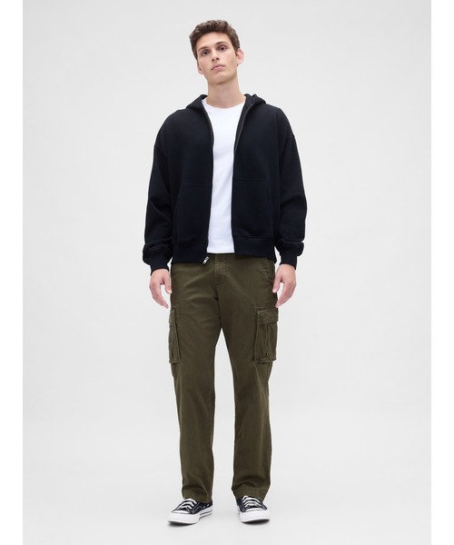 GAP（ギャップ）の「エッセンシャル ストレート カーゴパンツ（カーゴパンツ・メンズ・ベージュ/カーキ/ブラック・28W 30L/29W 30L/30W 30L/31W 30L/31W 32L/32W 30L/32W 32L/33W 32L/34W 32L/36W 32L）」の13枚目の写真