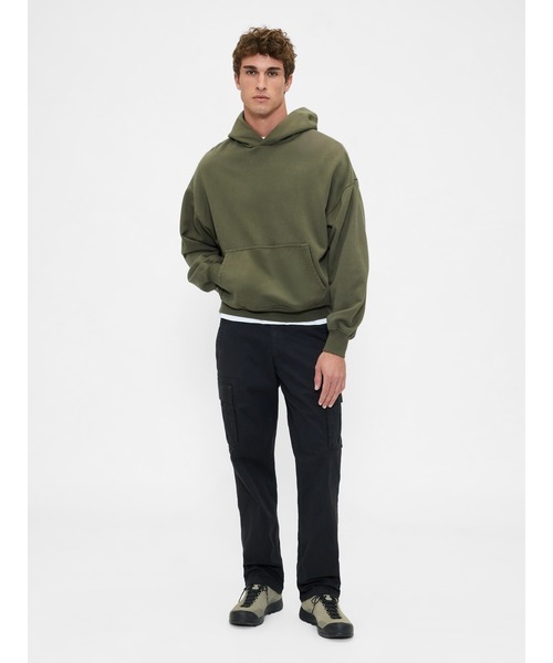 GAP（ギャップ）の「エッセンシャル ストレート カーゴパンツ（カーゴパンツ・メンズ・ベージュ/カーキ/ブラック・28W 30L/29W 30L/30W 30L/31W 30L/31W 32L/32W 30L/32W 32L/33W 32L/34W 32L/36W 32L）」の14枚目の写真