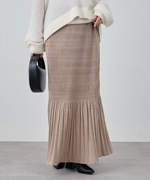 SHENERY | 《揺れ動くシルエット》プリーツマキシスカート(スカート)