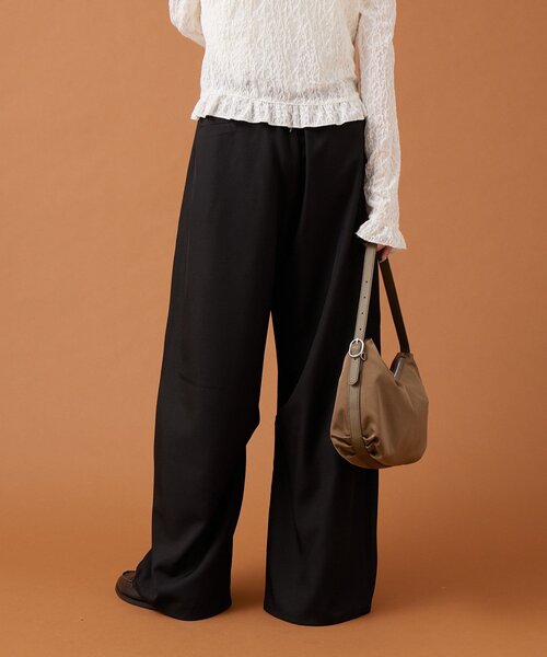 mystic(ミスティック)の「【WEB限定カラーあり】25AWカーブスラックス(スラックス・レディース・アイボリー/ブラック/チャコールグレー/ブラウン・2/0/1)」の20枚目の写真