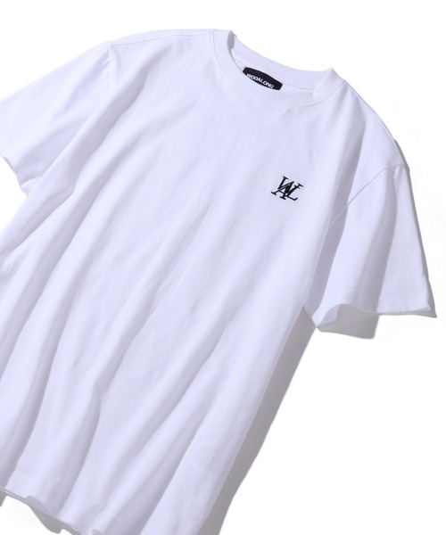 WOOALONG（ウアロン）の「【WOOALONG/ウアロン】2Pack Short Sleeve Cotton Tshirt /刺繍ロゴ 半袖Tシャツ【2枚組】（Tシャツ/カットソー・メンズ・グレー/ブラック/ネイビー/ホワイト・S/M/L）」の6枚目の写真