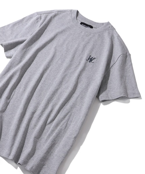 WOOALONG（ウアロン）の「【WOOALONG/ウアロン】2Pack Short Sleeve Cotton Tshirt /刺繍ロゴ 半袖Tシャツ【2枚組】（Tシャツ/カットソー・メンズ・グレー/ブラック/ネイビー/ホワイト・S/M/L）」の13枚目の写真
