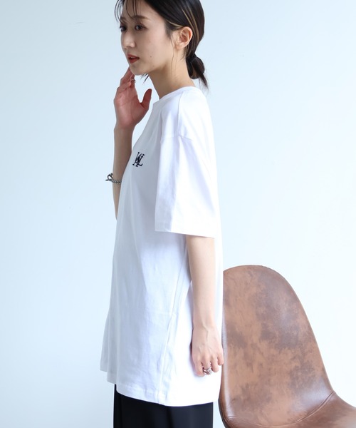 WOOALONG（ウアロン）の「【WOOALONG/ウアロン】2Pack Short Sleeve Cotton Tshirt /刺繍ロゴ 半袖Tシャツ【2枚組】（Tシャツ/カットソー・メンズ・グレー/ブラック/ネイビー/ホワイト・S/M/L）」の19枚目の写真