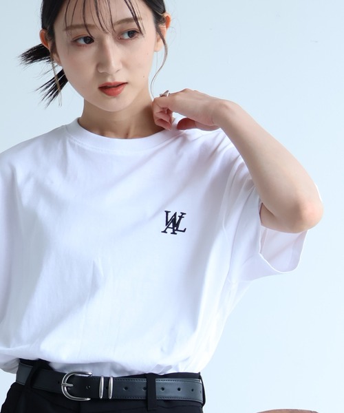 WOOALONG（ウアロン）の「【WOOALONG/ウアロン】2Pack Short Sleeve Cotton Tshirt /刺繍ロゴ 半袖Tシャツ【2枚組】（Tシャツ/カットソー・メンズ・グレー/ブラック/ネイビー/ホワイト・S/M/L）」の14枚目の写真