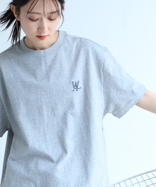 WOOALONG（ウアロン）の「【WOOALONG/ウアロン】2Pack Short Sleeve Cotton Tshirt /刺繍ロゴ 半袖Tシャツ【2枚組】（Tシャツ/カットソー・メンズ・グレー/ブラック/ネイビー/ホワイト・S/M/L）」の22枚目の写真