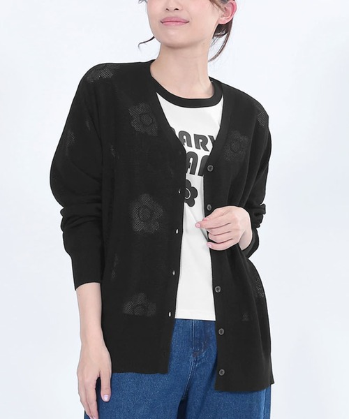 ♡MARY QUANT♡デイジーシアーカーディガン（ブラック）♡ ♡MARY QUANT♡デイジーシアーカーディガン（ブラック