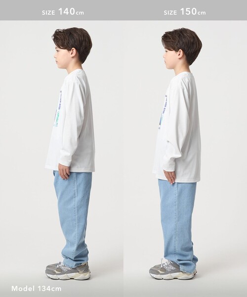 THE NORTH FACE＞ゲットモテッド グラフィック ロンT / キッズ / 130