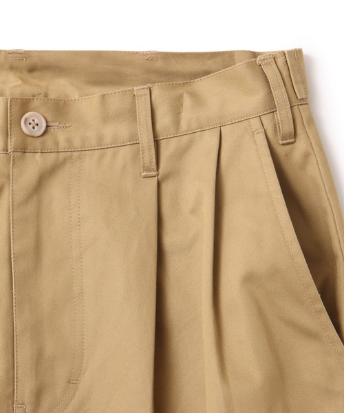atmos(アトモス)の「atmos Two Tack Trousers / アトモス ツータック トラウザーズ(その他パンツ・メンズ・ブラック/ベージュ/ネイビー・M/XL/L)」の6枚目の写真