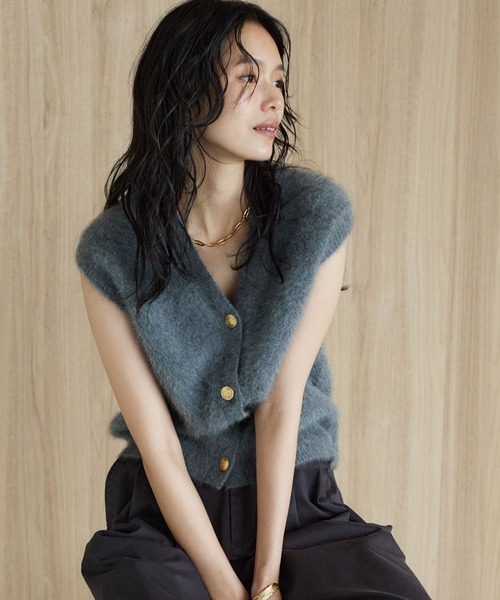 バンヤードストーム　FOXカシミヤベスト グレー 楽天市場】FOXカシミヤベスト BARNYARDSTORM バンヤードストーム