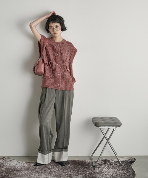 セール】ブークレメランジニットベスト（ニット/セーター）｜THE YOn