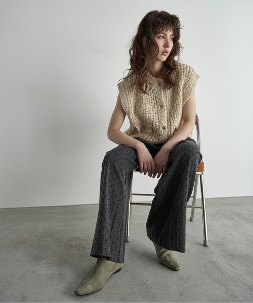 セール】ブークレメランジニットベスト（ニット/セーター）｜THE YOn