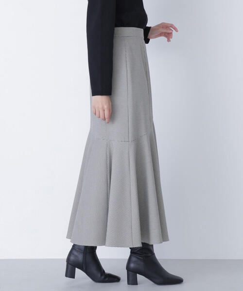 NATURAL BEAUTY BASIC(ナチュラルビューティーベーシック)の「◇アシメチェックマーメイドスカート(スカート・レディース・グレー系その他/ベージュ系その他・P/S/MEDIUM/SMALL)」の22枚目の写真