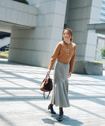 NATURAL BEAUTY BASIC（ナチュラルビューティーベーシック）の「◇アシメチェックマーメイドスカート（スカート・レディース）」