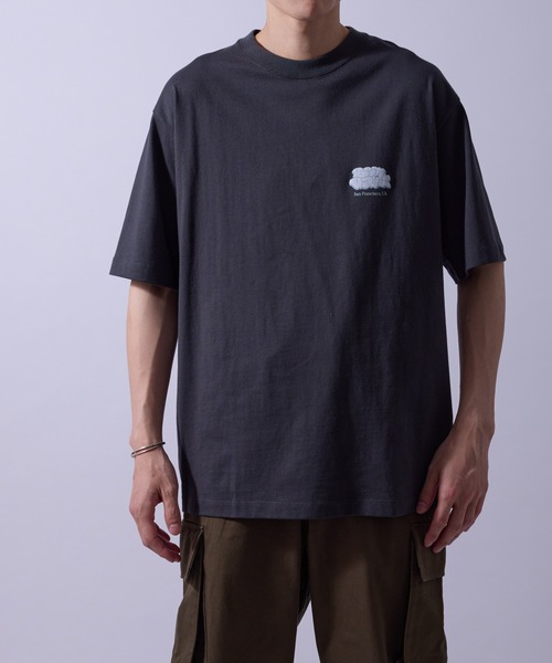 BEN DAVIS（ベンデイビス）の「【BENDAVIS別注】j.n.r.d/ブローキンTV Tシャツ（Tシャツ/カットソー・メンズ・ホワイト/チャコールグレー/カーキ・LL/M/L）」の4枚目の写真