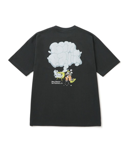 BEN DAVIS（ベンデイビス）の「【BENDAVIS別注】j.n.r.d/ブローキンTV Tシャツ（Tシャツ/カットソー・メンズ・ホワイト/チャコールグレー/カーキ・LL/M/L）」の15枚目の写真
