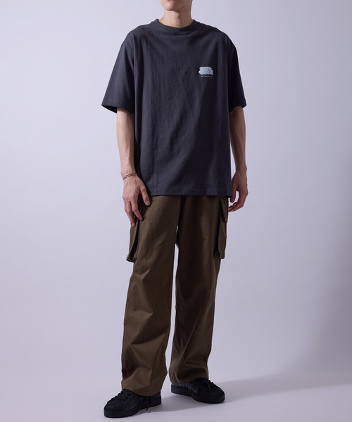 BEN DAVIS（ベンデイビス）の「【BENDAVIS別注】j.n.r.d/ブローキンTV Tシャツ（Tシャツ/カットソー・メンズ・ホワイト/チャコールグレー/カーキ・LL/M/L）」の22枚目の写真