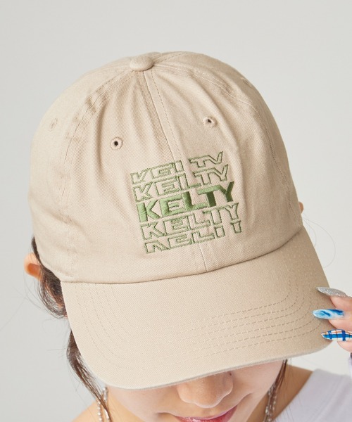 KELTY(ケルティ)の「KELTY/ケルティ エンブロイダリー タイポロゴ キャップ(キャップ・メンズ・ベージュ/ネイビー/ブラック/グレー・FREE)」の4枚目の写真