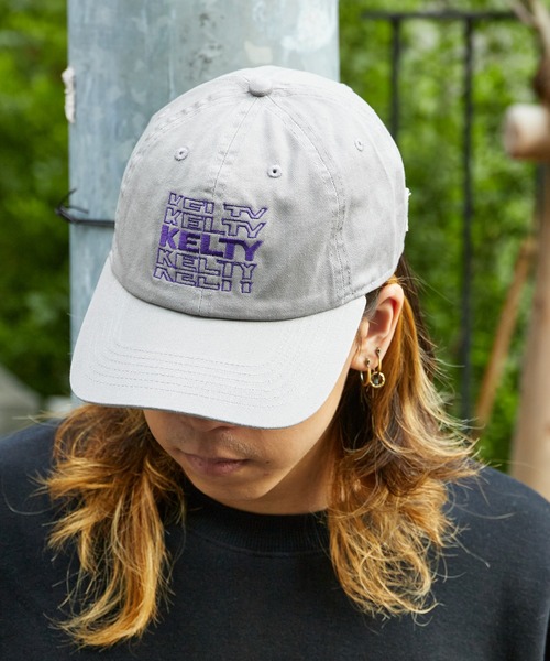 KELTY(ケルティ)の「KELTY/ケルティ エンブロイダリー タイポロゴ キャップ(キャップ・メンズ・ベージュ/ネイビー/ブラック/グレー・FREE)」の3枚目の写真