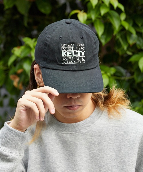 KELTY(ケルティ)の「KELTY/ケルティ エンブロイダリー タイポロゴ キャップ(キャップ・メンズ・ベージュ/ネイビー/ブラック/グレー・FREE)」の2枚目の写真