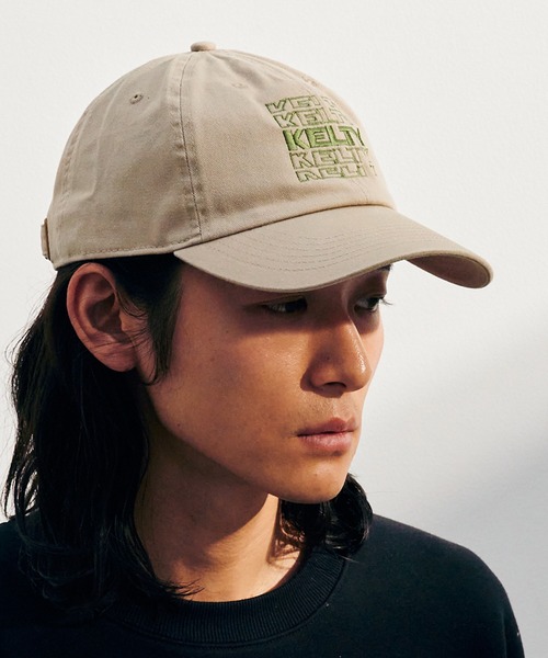 KELTY(ケルティ)の「KELTY/ケルティ エンブロイダリー タイポロゴ キャップ(キャップ・メンズ・ベージュ/ネイビー/ブラック/グレー・FREE)」の8枚目の写真