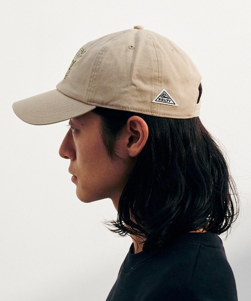 KELTY(ケルティ)の「KELTY/ケルティ エンブロイダリー タイポロゴ キャップ(キャップ・メンズ・ベージュ/ネイビー/ブラック/グレー・FREE)」の7枚目の写真