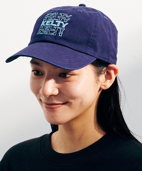 KELTY(ケルティ)の「KELTY/ケルティ エンブロイダリー タイポロゴ キャップ(キャップ・メンズ・ベージュ/ネイビー/ブラック/グレー・FREE)」の6枚目の写真