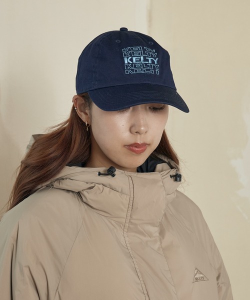 KELTY(ケルティ)の「KELTY/ケルティ エンブロイダリー タイポロゴ キャップ(キャップ・メンズ・ベージュ/ネイビー/ブラック/グレー・FREE)」の15枚目の写真