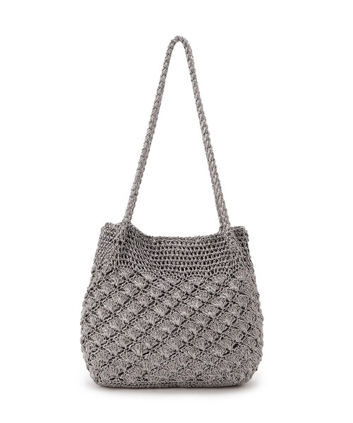 Sunauna(スーナウーナ)の「【新色追加/肩掛け可能】メタリックトートバッグ(トートバッグ・レディース・シルバー/オレンジ/シルバー系その他・00)」の6枚目の写真