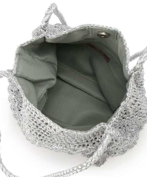 Sunauna(スーナウーナ)の「【新色追加/肩掛け可能】メタリックトートバッグ(トートバッグ・レディース・シルバー/オレンジ/シルバー系その他・00)」の9枚目の写真