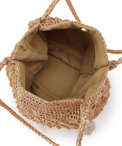 Sunauna(スーナウーナ)の「【新色追加/肩掛け可能】メタリックトートバッグ(トートバッグ・レディース・シルバー/オレンジ/シルバー系その他・00)」の10枚目の写真