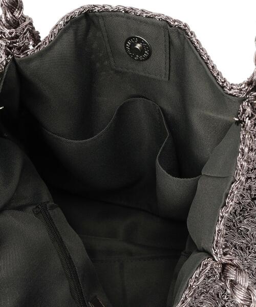 Sunauna(スーナウーナ)の「【新色追加/肩掛け可能】メタリックトートバッグ(トートバッグ・レディース・シルバー/オレンジ/シルバー系その他・00)」の13枚目の写真