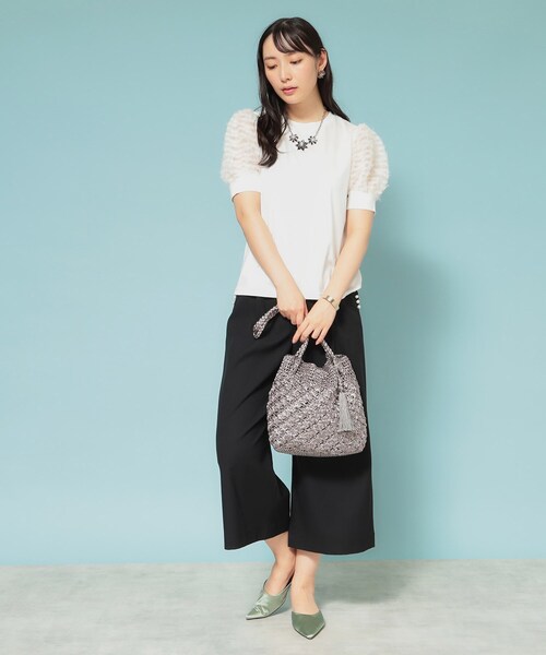 Sunauna(スーナウーナ)の「【新色追加/肩掛け可能】メタリックトートバッグ(トートバッグ・レディース・シルバー/オレンジ/シルバー系その他・00)」の17枚目の写真