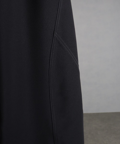 welise（ウェライズ）の「【welise/ウェライズ】ドレープツイルTR 立体裁断スリムフレアスラックス（スラックス・メンズ・ブラック/ブラウン系その他/グレー・S/M/L）」の15枚目の写真