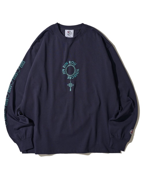 ADPOSION(アドポーション)の「【YOIDORE×京鼎樓】 コラボ ロングスリーブクルーネックTシャツ(Tシャツ/カットソー・メンズ・ブラック/ホワイト/ネイビー・MEDIUM/X-LARGE/LARGE)」の8枚目の写真
