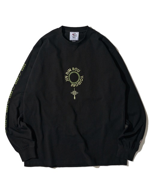 ADPOSION(アドポーション)の「【YOIDORE×京鼎樓】 コラボ ロングスリーブクルーネックTシャツ(Tシャツ/カットソー・メンズ・ブラック/ホワイト/ネイビー・MEDIUM/X-LARGE/LARGE)」の6枚目の写真