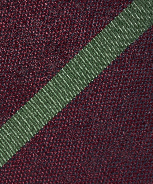 Seaward＆stearn（シーワードスターン）の「＜Seaward & Stearn＞8.0cm ストライプ3 ネクタイ（ネクタイ・メンズ・ワイン/ネイビー・FREE）」の7枚目の写真