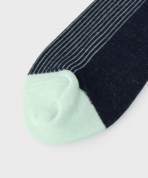 TAKEO KIKUCHI（タケオキクチ）の「裏糸配色ONOFFソックス（ソックス/靴下・メンズ・チャコール/ブラウン系その他5/ネイビー系4・00）」の5枚目の写真