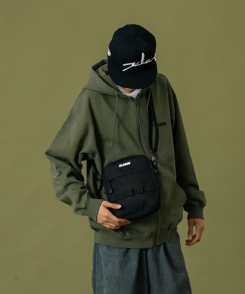 XLARGE（エクストララージ）の「MILITARY SHOULDER BAG（ショルダーバッグ・メンズ・ブラック/ベージュ/グレー・ONE SIZE）」の8枚目の写真