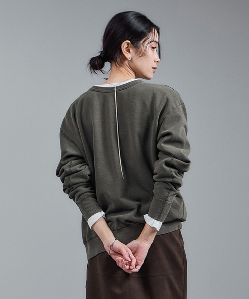 MIXTA(ミクスタ)の「【MIXTA(ミクスタ)】TABBY CREW NECK(SET-IN)(Tシャツ/カットソー・レディース・ブラック系その他/キナリ・S)」の10枚目の写真