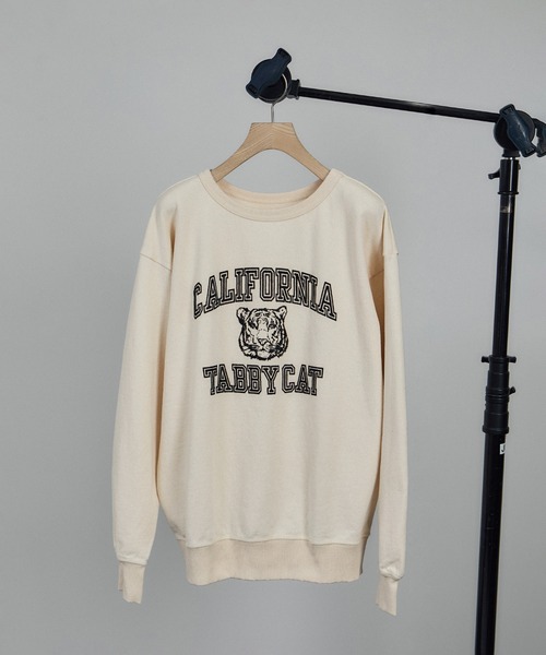 MIXTA(ミクスタ)の「【MIXTA(ミクスタ)】TABBY CREW NECK(SET-IN)(Tシャツ/カットソー・レディース・ブラック系その他/キナリ・S)」の12枚目の写真