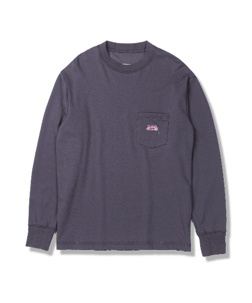 Foxfire（フォックスファイヤー）の「ＴＣシマエナガポケットＴ　Ｌ／Ｓ（Tシャツ/カットソー・レディース・オフホワイト/レッド/サンドグレー/チャコール・L/M）」の4枚目の写真