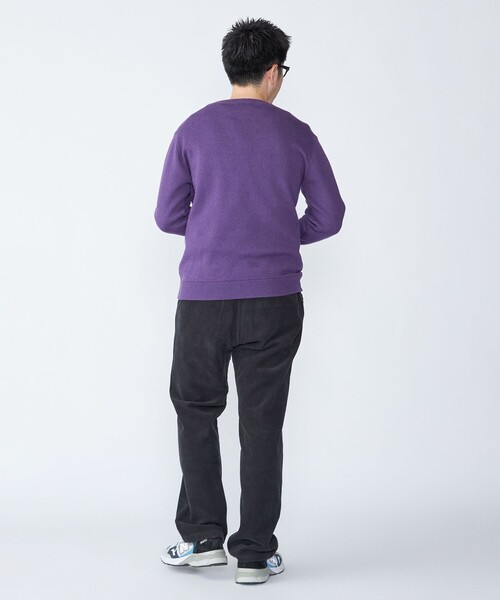 SHIPS:〈洗濯機可能〉 コットン カシミヤ ソリッド クルーネック