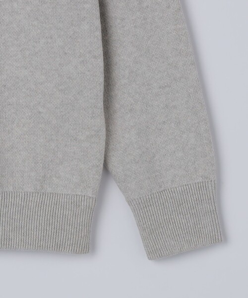 SHIPS（シップス）の「SHIPS:〈洗濯機可能〉 コットン カシミヤ ソリッド クルーネック ニット（ニット/セーター・メンズ・ライトブルー/パープル/ネイビー/ダークグレー/ライトグレー/コバルトブルー・SMALL/X-LARGE/LARGE/MEDIUM）」の7枚目の写真