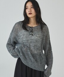abahouse mavie（アバハウスマヴィ）の「モヘアライクシアーニット（ニット/セーター）」