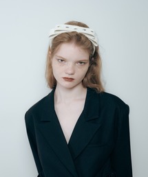 Carmelo(J[)Studs big bow hairband / X^bY rbN{ wAJ`[V(J`[V)
