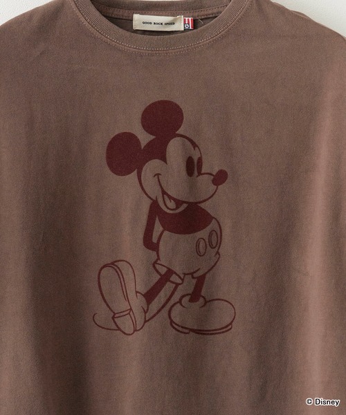 GOOD ROCK SPEED(グッドロックスピード)の「GOOD ROCK SPEED/グッドロックスピード / MICKEY MOUSE / Tshirts Tシャツ(Tシャツ/カットソー・メンズ・チャコール/ブラウン・L/M/S)」の14枚目の写真