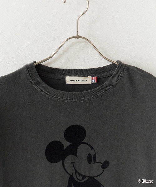 GOOD ROCK SPEED(グッドロックスピード)の「GOOD ROCK SPEED/グッドロックスピード / MICKEY MOUSE / Tshirts Tシャツ(Tシャツ/カットソー・メンズ・チャコール/ブラウン・L/M/S)」の12枚目の写真